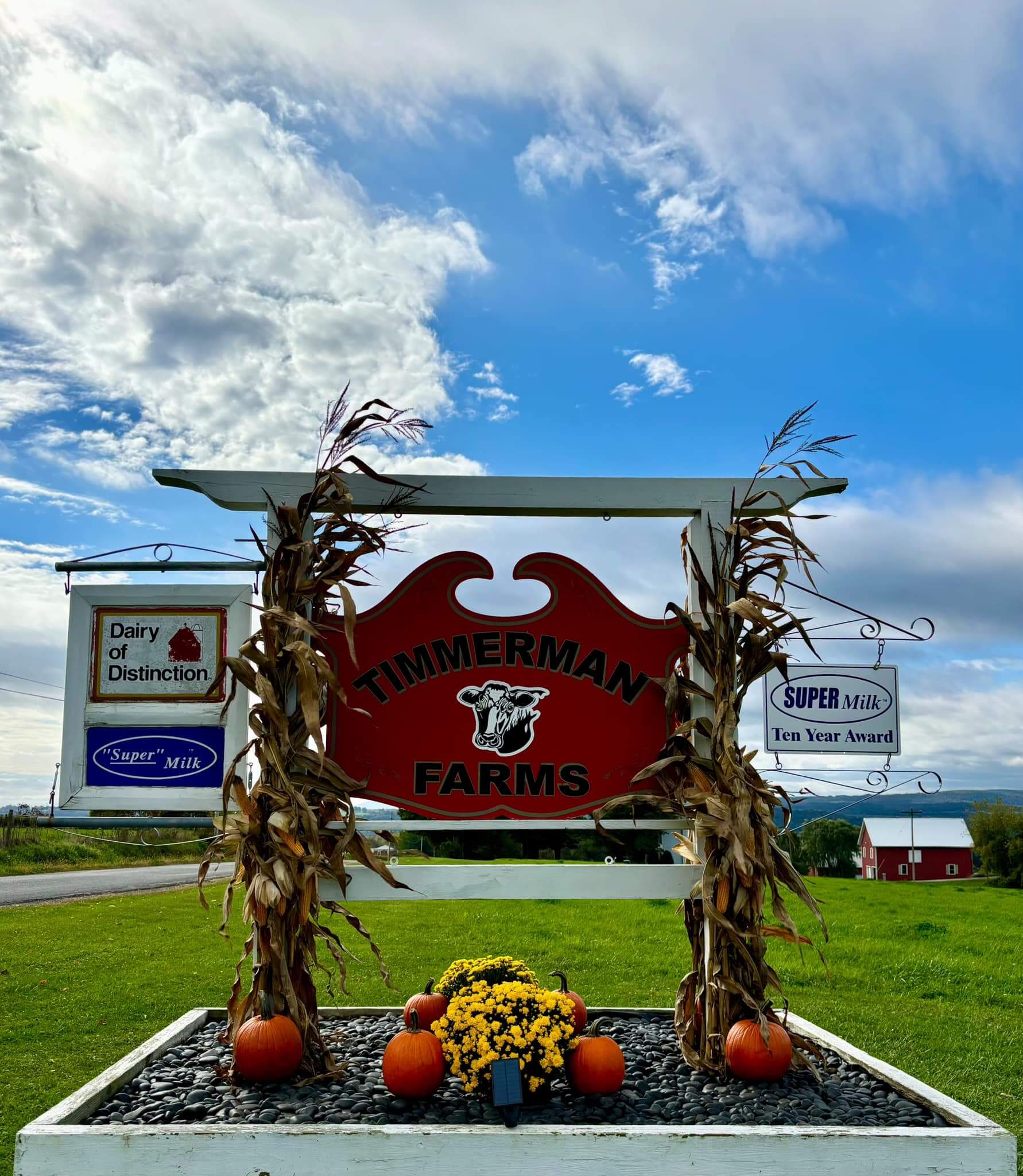 Timmerman Farms sign