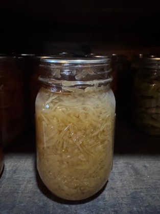 jar of zucchini pineapple.